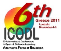 6th ICODL 2011 logo